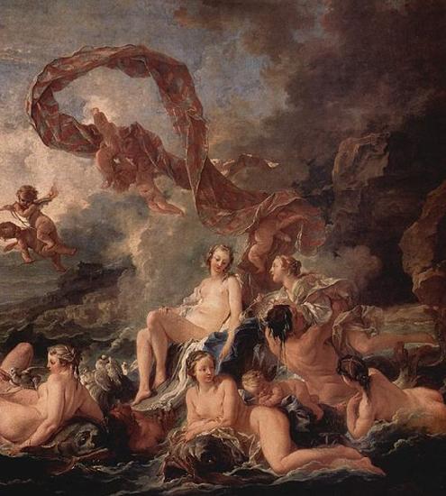Francois Boucher The Triumph of Venus, also known as The Birth of Venus oil painting picture
